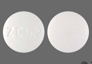 White Round ZC42 - Carvedilol 25mg Tablet