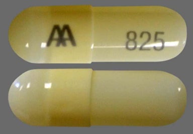 Beige Capsule AA 825 - Amoxicillin 500mg Capsule