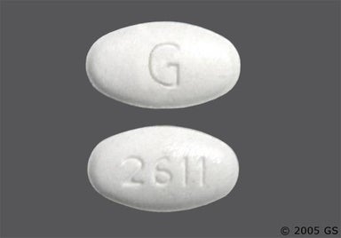 White Oval 2611 - Terbutaline Sulfate 2.5mg Tablet