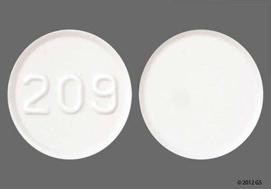 White Round 209 - Amlodipine Besylate 10mg Tablet