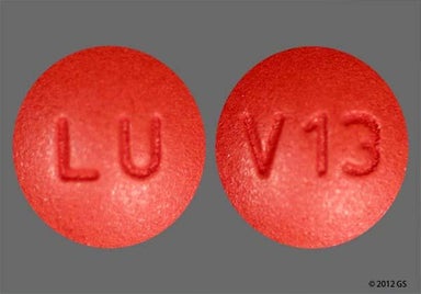 Red-brown Round V13 - Imipramine Hydrochloride 50mg Tablet