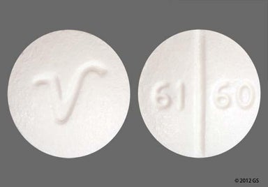White Round 61 60 - Trazodone Hydrochloride 50mg Tablet