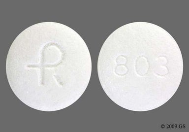 White Round LOGO - Spironolactone 25mg Tablet