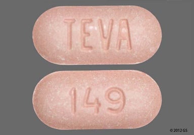 Red Oblong TEVA - Naproxen 500mg Tablet