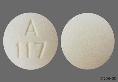 Yellow Round A 117 - Bupropion Hydrochloride 150mg Extended-Release (SR) Tablet