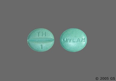 Green Round MYLAN - Triamterene/Hydrochlorothiazide 37.5mg-25mg Tablet