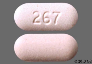 Pink Oblong 267 - Rizatriptan Benzoate 10mg Tablet