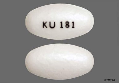 White Oval KU 181 - Pantoprazole Sodium 40mg Delayed-Release Tablet