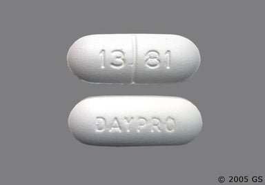 White Oblong 13 81 And Daypro - Oxaprozin 600mg Tablet