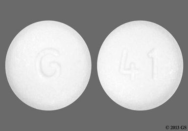 White Round G And 41 - Carvedilol 6.25mg Tablet