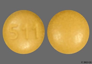 Yellow Round 511 - Letrozole 2.5mg Tablet
