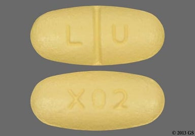 Yellow Oblong L U And X02 - Levetiracetam 500mg Tablet