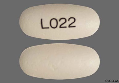 Peach Oblong L022 - Levofloxacin 500mg Tablet