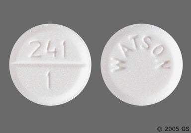 White Round WATSON - Lorazepam 1mg Tablet