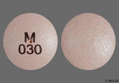 Pink Round M 030 - Nifedipine 30mg Extended-Release Tablet