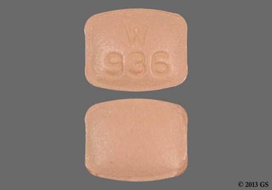 Beige Square W 936 - Famotidine 20mg Tablet