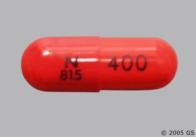 Red Capsule N 815 400 - Tolmetin Sodium 400mg Capsule