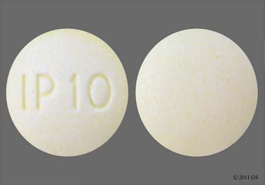 Yellow Round IP 10 - Alprazolam 1mg Extended-Release Tablet