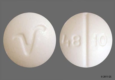 White Round 48 10 - Oxycodone Hydrochloride 5mg Tablet