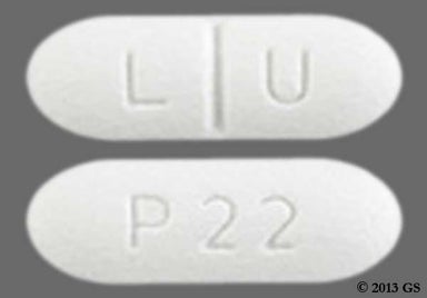 White Oblong L U - Losartan Potassium 50mg Tablet