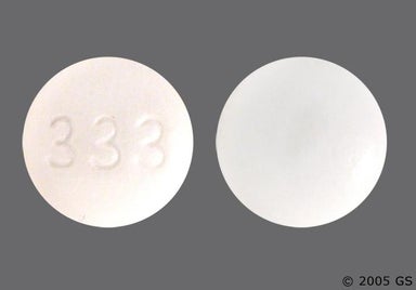 White Round 333 - Acamprosate Calcium 333mg Delayed-Release Tablet