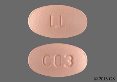 Tan Oval C03 And Ll - Simvastatin 20mg Tablet