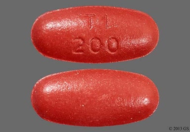 Red-Brown Oval T1 200 - Carbidopa/Levodopa/Entacapone 50mg-200mg-200mg Tablet