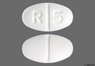 White Oval R 5 - Levocetirizine 5mg Tablet
