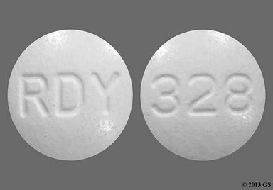 White Round 328 And Rdy - Nateglinide 60mg Tablet