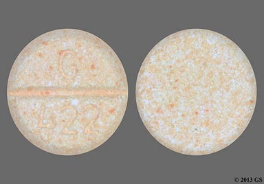 Orange Round G 422 - Midodrine Hydrochloride 5mg Tablet