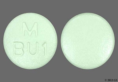 Green Round M Bu1 - Bupropion Hydrochloride 150mg Extended-Release (SR) Tablet