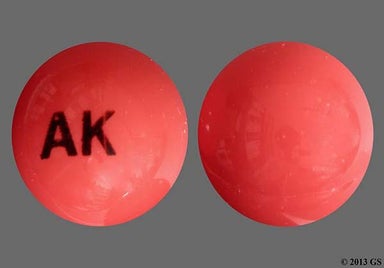 Pink Round AK - Progesterone 100mg Capsule