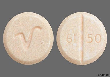 Peach Round 61 50 - Venlafaxine Hydrochloride 75mg Tablet