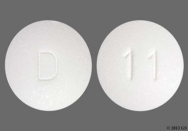 White Round D And 11 - Zidovudine 300mg Tablet