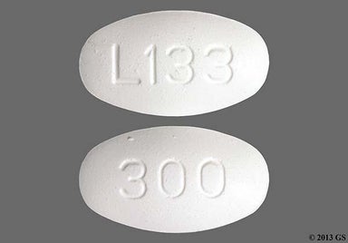 White Oval L133 And 300 - Irbesartan 300mg Tablet