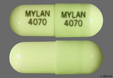 Yellow Mylan 4070 Mylan 4070 - Ketoprofen 50mg Capsule