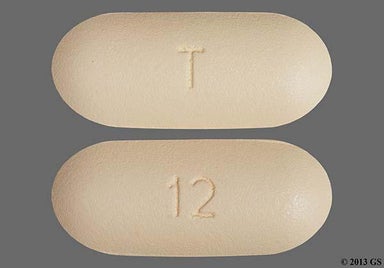 Peach Oblong T And 12 - Levofloxacin 500mg Tablet