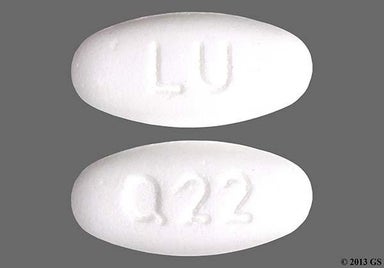 White Oval Q22 And Lu - Metformin Hydrochloride 1000mg Extended-Release Tablet