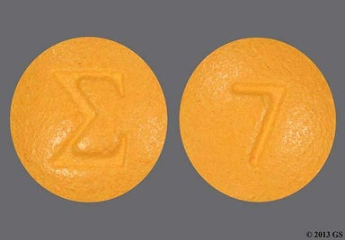 Yellow Round Logo And 7 - Protriptyline Hydrochloride 10mg Tablet