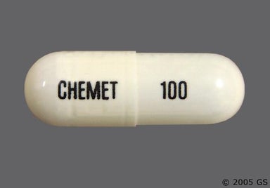 White Capsule CHEMET 100 - Chemet 100mg Capsule