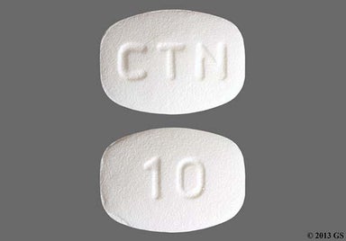 White Bullet 10 And Ctn - Cetirizine Hydrochloride 10mg Tablet