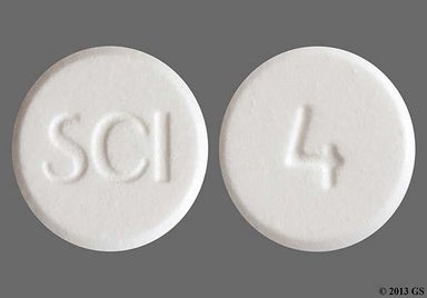 White Round TG - Sodium Fluoride 1mg Chewable Tablet