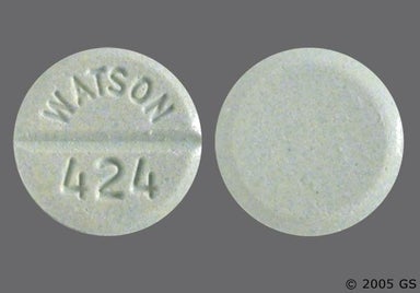 Green Round Watson 424 - Triamterene/Hydrochlorothiazide 37.5mg-25mg Tablet