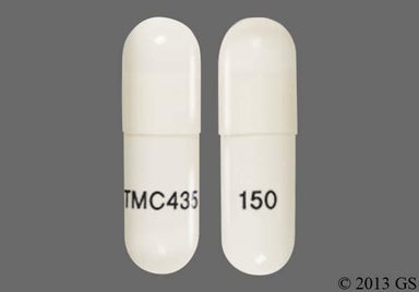 White Capsule TMC435 150 - Olysio 150mg Capsule