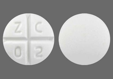 White Round Z C 0 2 - Promethazine Hydrochloride 25mg Tablet