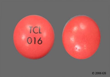 Red Round TCL 016 - SudoGest 30mg Tablet