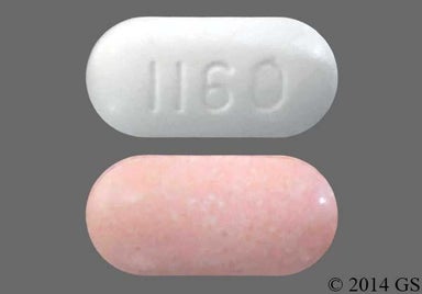 White, Pink Oblong 1160 - Telmisartan/Hydrochlorothiazide 80mg-12.5mg Tablet