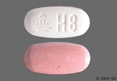 Red, White Oblong LOGO H8 - Telmisartan/Hydrochlorothiazide 80mg-12.5mg Tablet