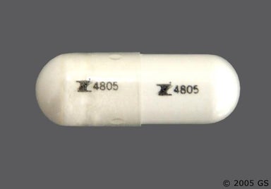 White Capsule LOGO 4805 LOGO 4805 - Oxazepam 15mg Capsule