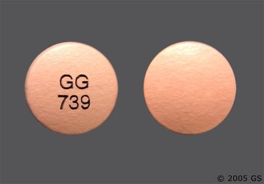 Pink Round GG 739 - Diclofenac Sodium 75mg Delayed-Release Tablet